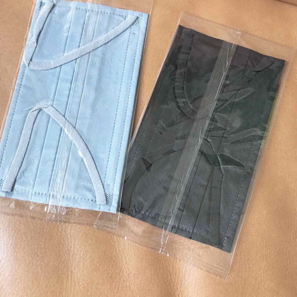 スパンレース不織布カラーマスク/ISDG 医食同源ドットコム/マスクを使ったクチコミ（2枚目）