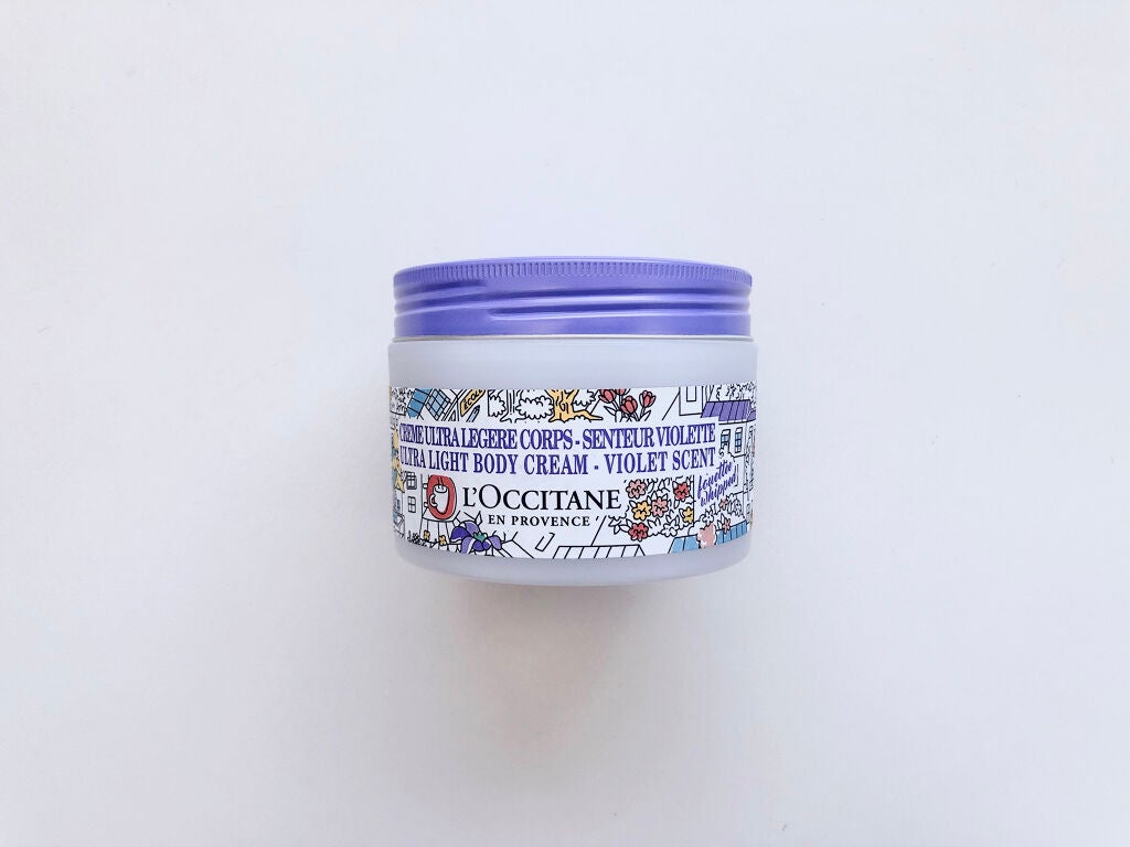 カラーユアシア スノーシア ボディクリーム(ヴァイオレット)/L'OCCITANE/ボディクリームを使ったクチコミ(1枚目)
