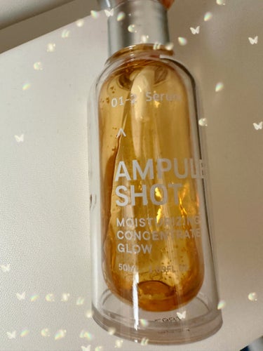 AMPULE SHOT モイスチャーライジング コンセントレートグロウ セラムのクチコミ「美容液成分が濃縮された黄色いカプセル入りのセラムです😘

しっかりとお肌に馴染んでくれてモチモ.....」（1枚目）