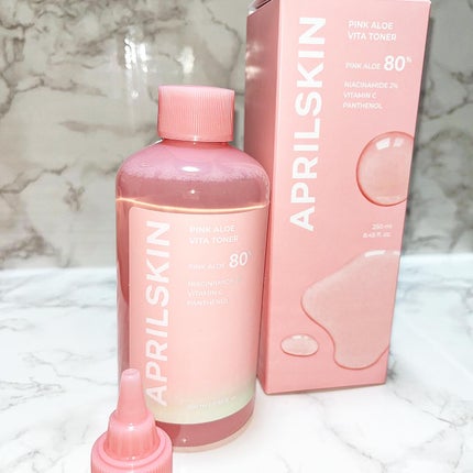 ピンクアロエビタトナー/APRILSKIN/化粧水を使ったクチコミ(1枚目)