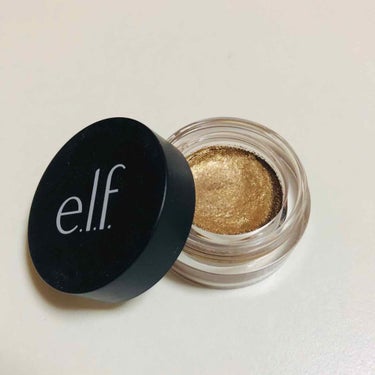 e.l.f
Long-lasting Lustrous Eyeshadow
(スウォッチ下手くそ😂)

iherbで購入しました。
ゴールドのキラキララメです。
単色で使うよりもポイント使いの方がいいか