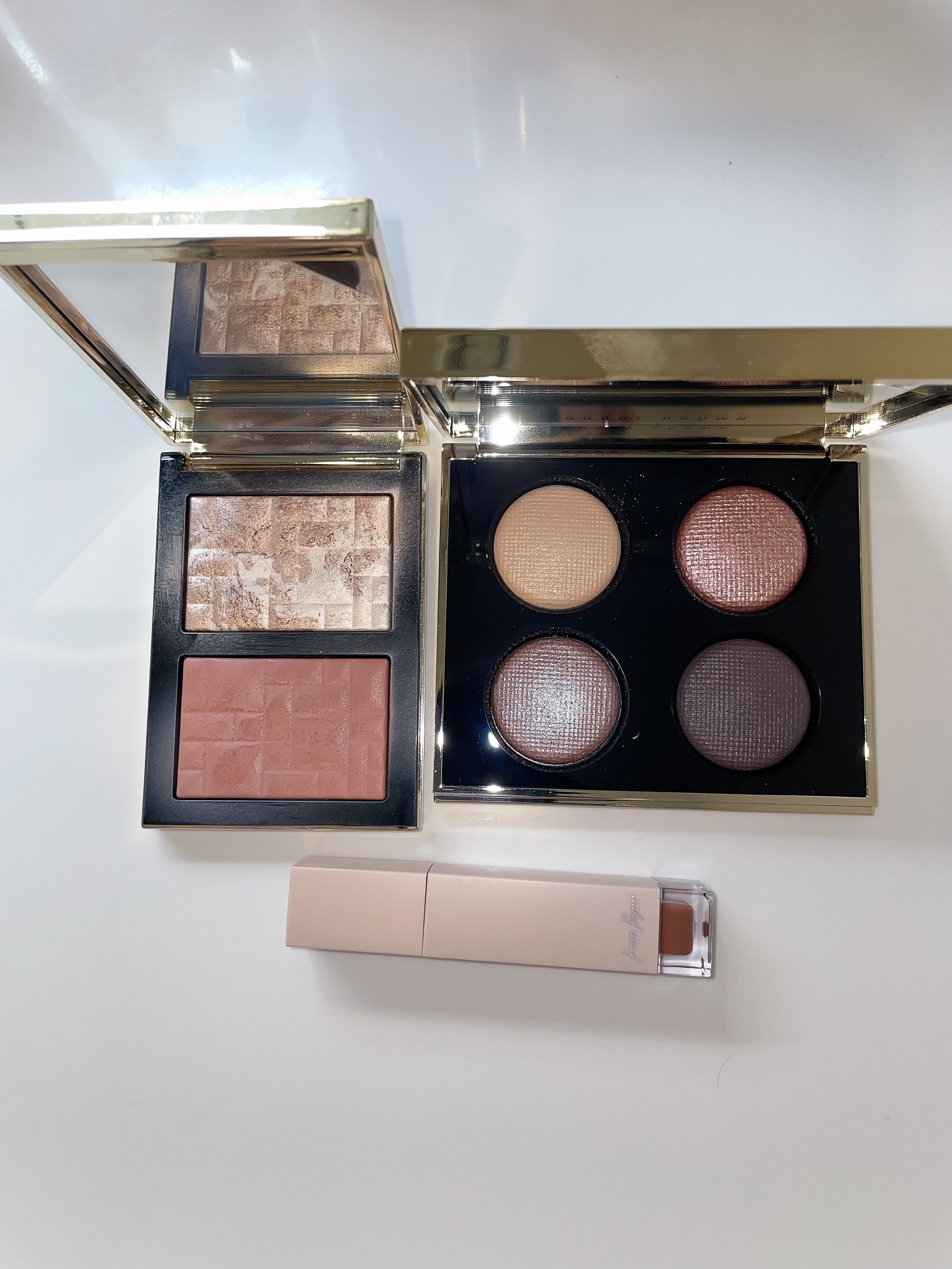 ハイライティング パウダー デュオ(LOVES RADIANCE COLLECTION) L02 ピンクグロウ/BOBBI BROWN/パウダーハイライトを使ったクチコミ（3枚目）