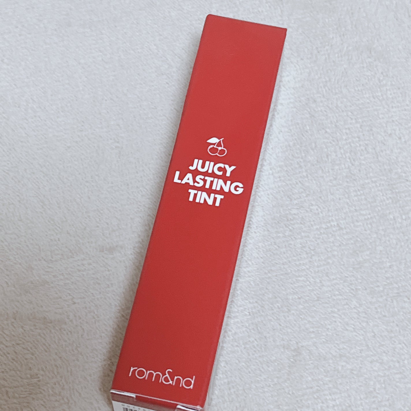 ジューシーラスティングティント/rom&nd/リップティントを使ったクチコミ(2枚目)