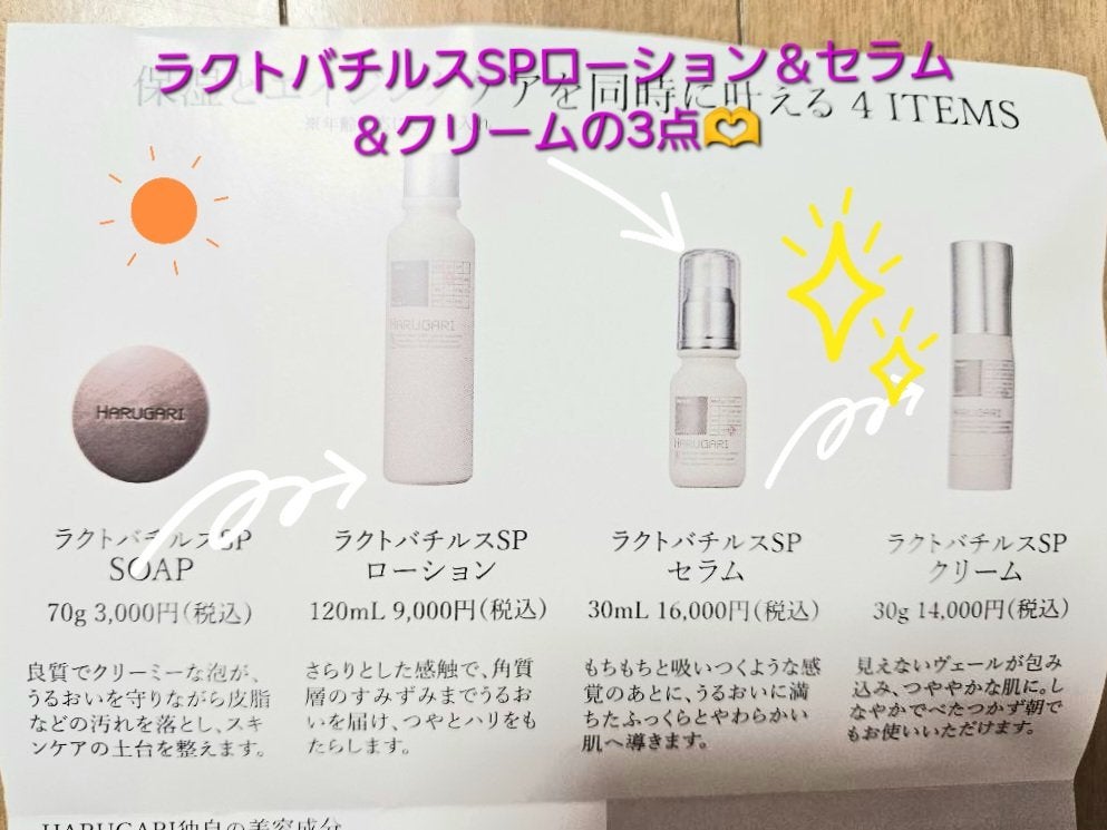 さおまん on LIPS 「【使った商品】HARUGARI🫶プレミアムキット・ラクトバチル..」(2枚目)