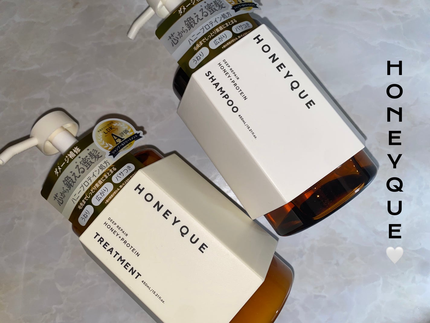ディープリペア シャンプー モイスト/ヘアトリートメント モイスト/ハニーク/市販シャンプーを使ったクチコミ(1枚目)