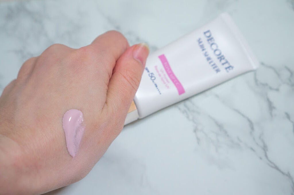 サンシェルター トーンアップCC/DECORTÉ/CCクリームを使ったクチコミ(2枚目)