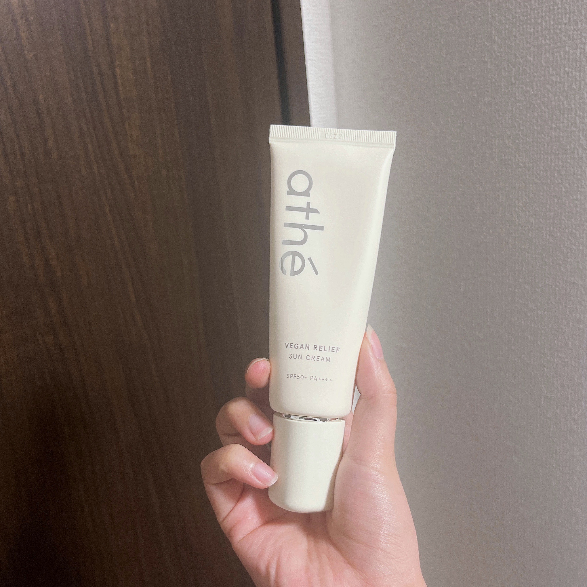 athé ヴィーガン リリーフ サン クリームのクチコミ「___

日焼け止め職人こと
韓国コスメアッテの新作UV
届いて歓喜🥹🪽💖

___

ath.....」（1枚目）