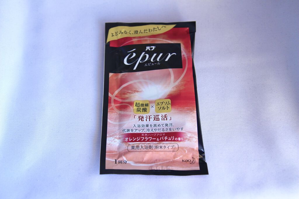 エピュール オレンジフラワー&パチュリの香り/バブ/バスグッズを使ったクチコミ（1枚目）