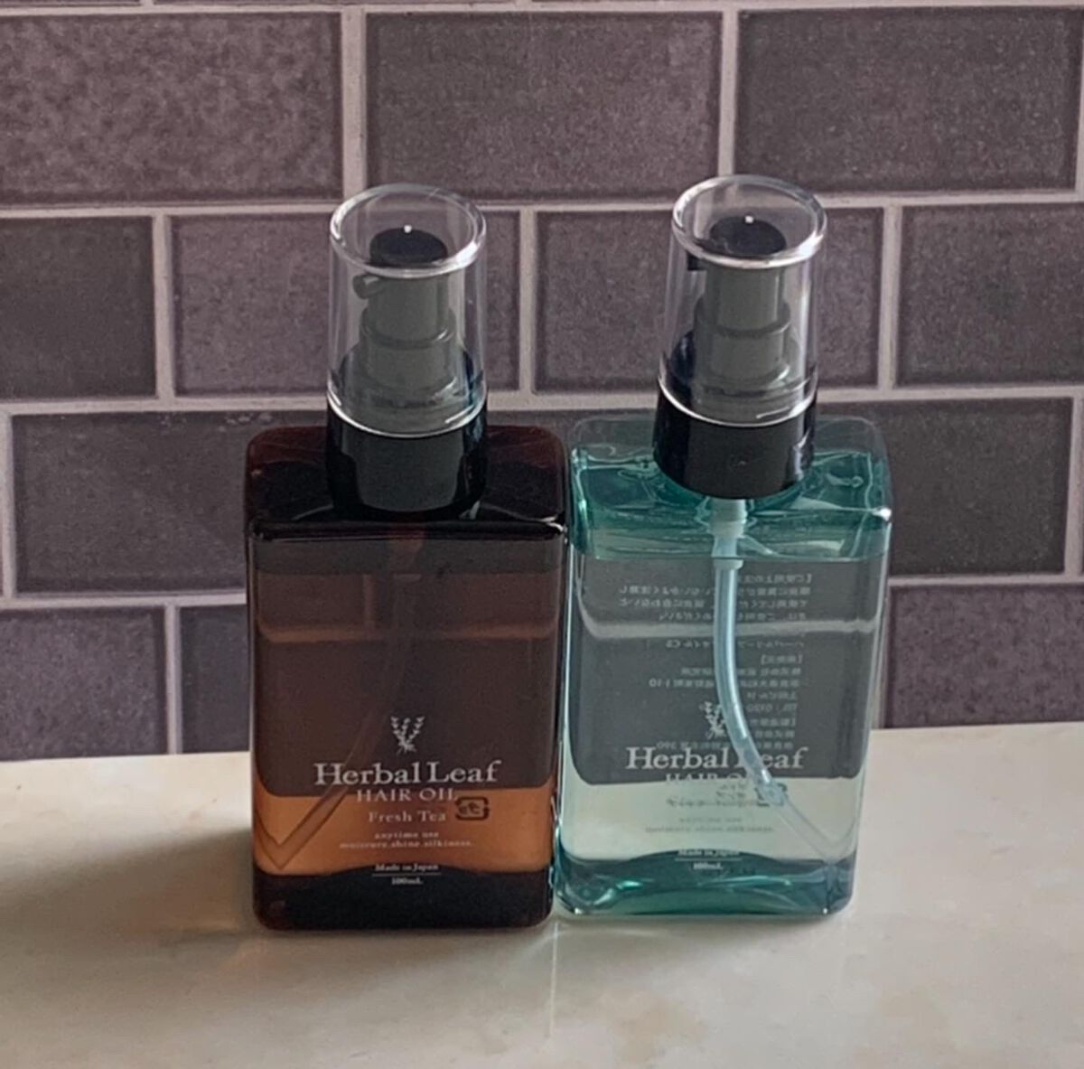 オーガニックヘアオイル フレッシュティーの香り/ハーバルリーフ/ヘアオイルを使ったクチコミ(7枚目)