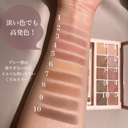 プロ アイ パレット/CLIO/アイシャドウパレットを使ったクチコミ(4枚目)