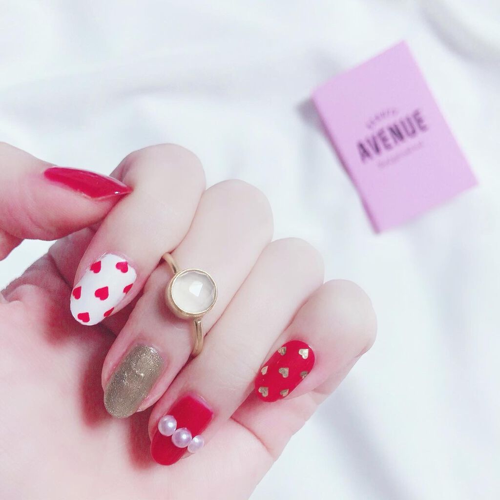 パル カラージェル レッド/キャンドゥ/ジェルネイルを使ったクチコミ（1枚目）