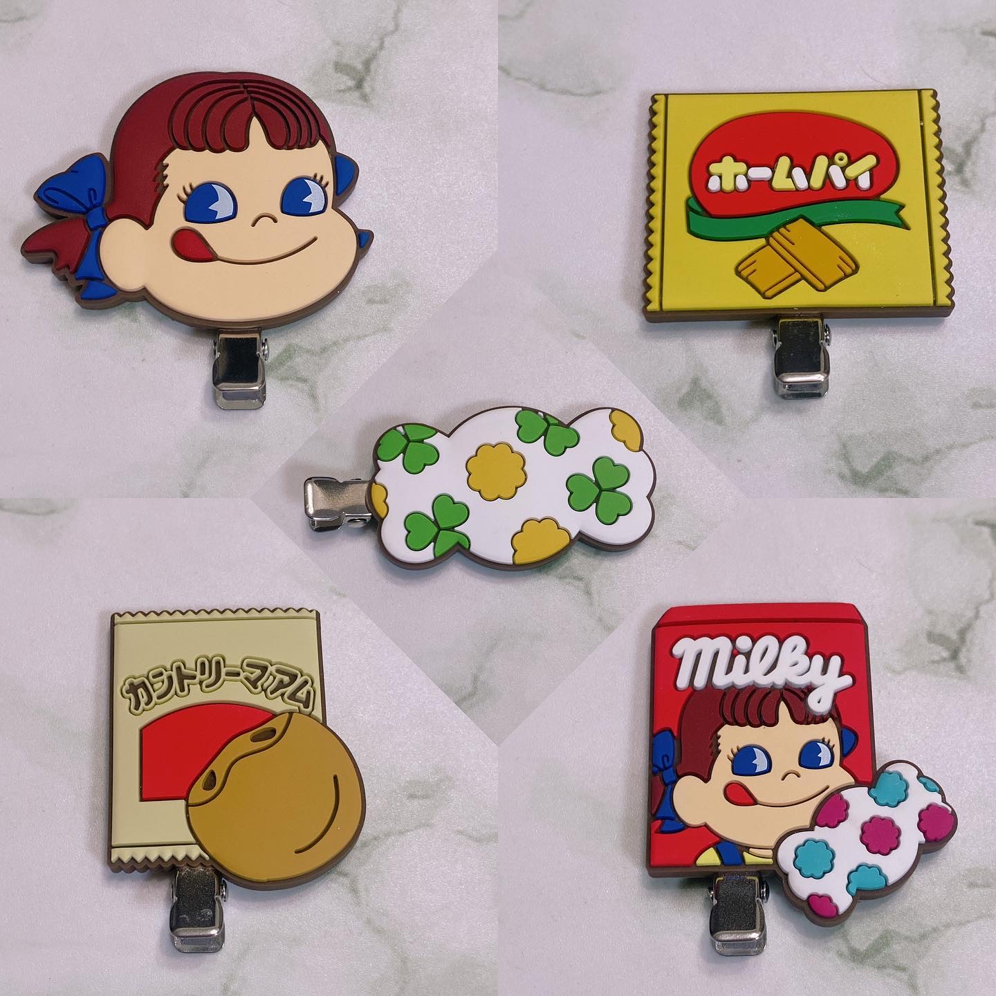 お菓子のペコちゃん カプセルヘアクリップ/不二家/ヘアアクセサリーを使ったクチコミ（3枚目）