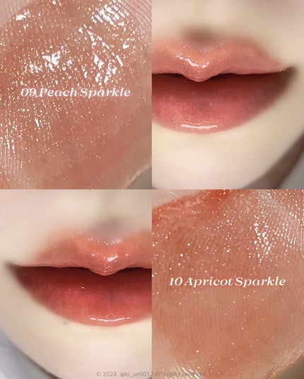 グラスティングカラーグロス/rom&nd/リップグロスを使ったクチコミ(5枚目)