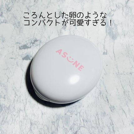 デューイーメッシュファンデーション/ASUNE /クッションファンデーションを使ったクチコミ(2枚目)