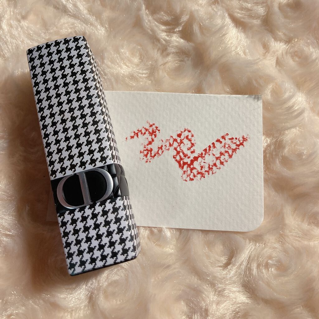 ルージュ ディオール 999V ベルベット<ニュー ルック エディション>（生産終了）/Dior/口紅を使ったクチコミ（1枚目）