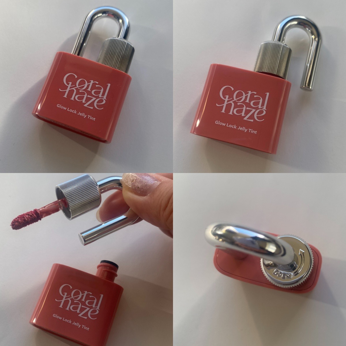 グロウロックゼリーティント/Coralhaze/リップティントを使ったクチコミ（2枚目）