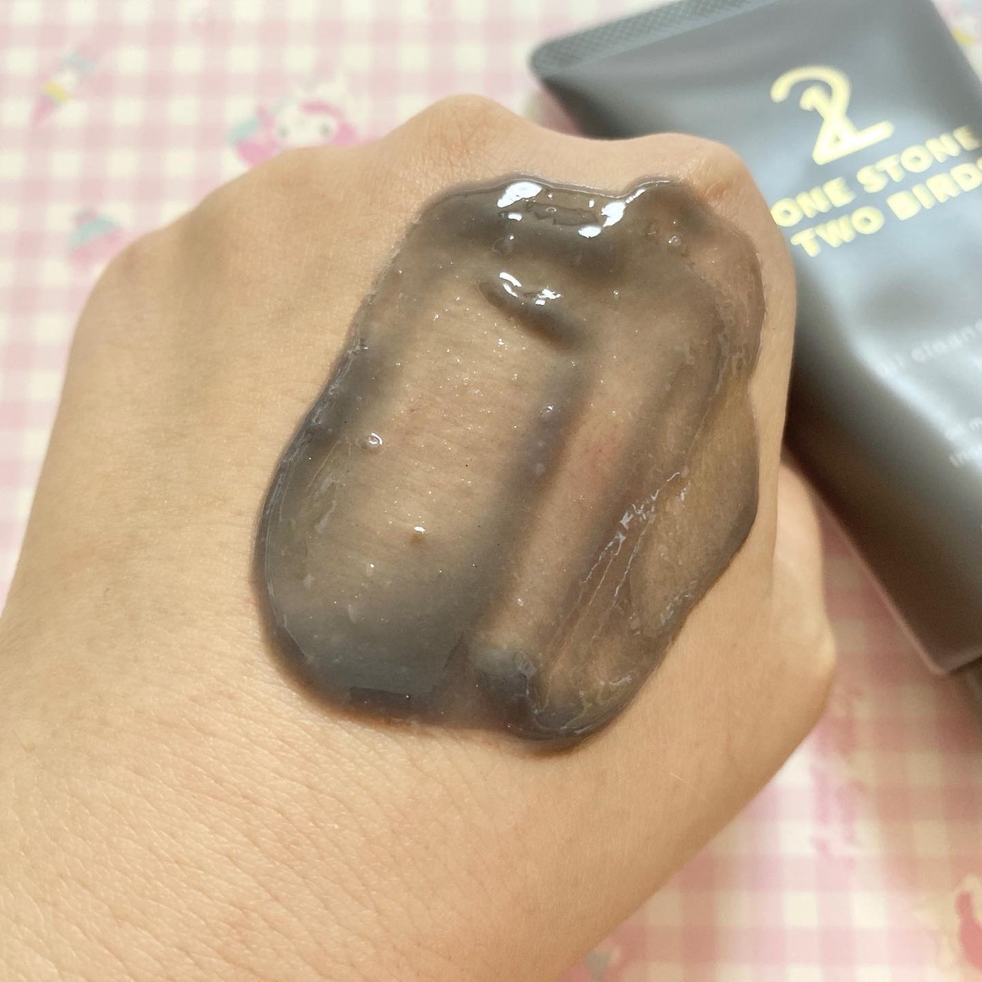 オイルクレンジングバーム ブラック/ONE STONE TWO BIRDS/クレンジングバームを使ったクチコミ(4枚目)