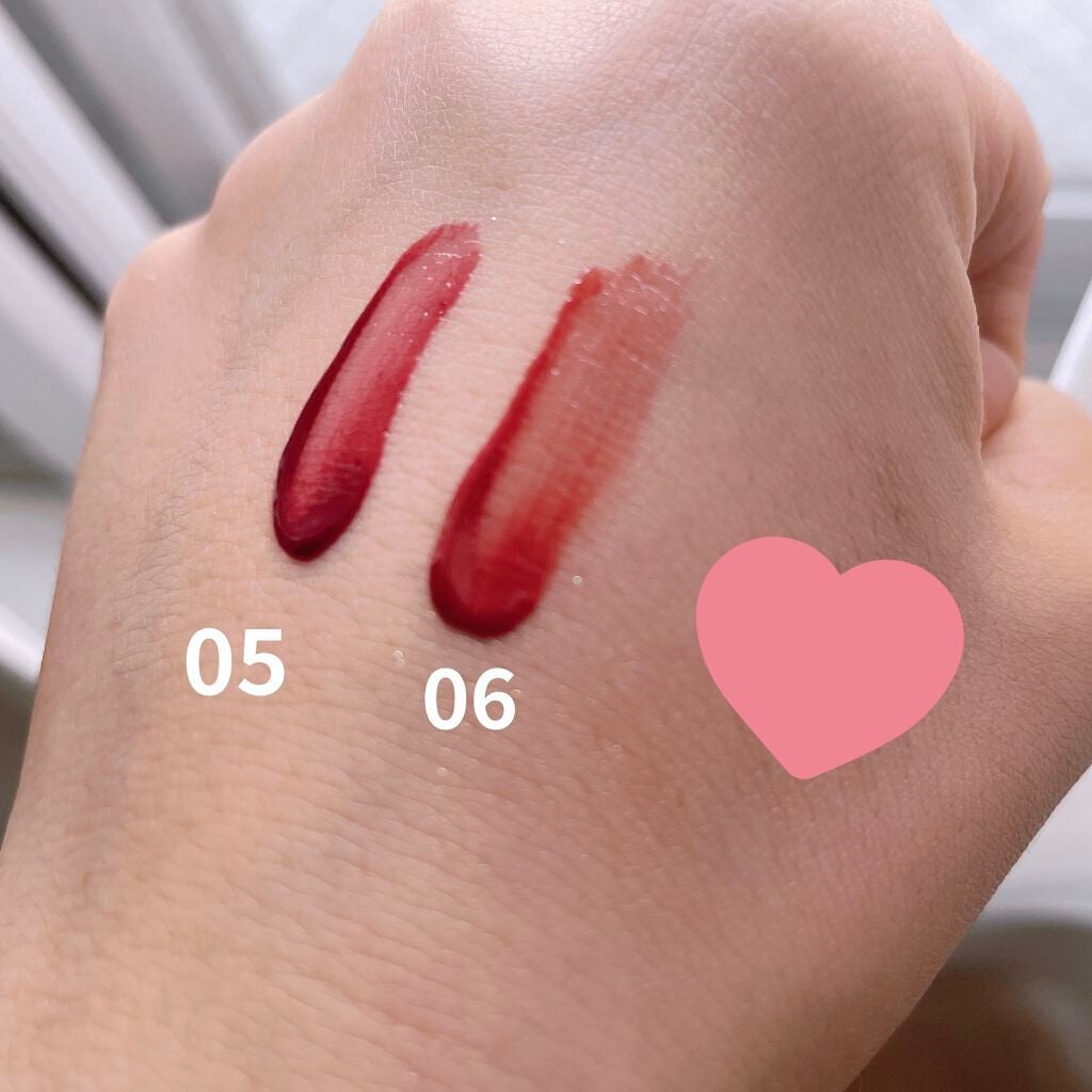 グラスティングウォーターティント/rom&nd/リップティントを使ったクチコミ(3枚目)