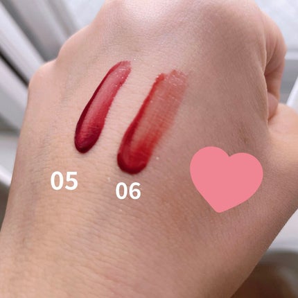 グラスティングウォーターティント/rom&nd/リップティントを使ったクチコミ(3枚目)