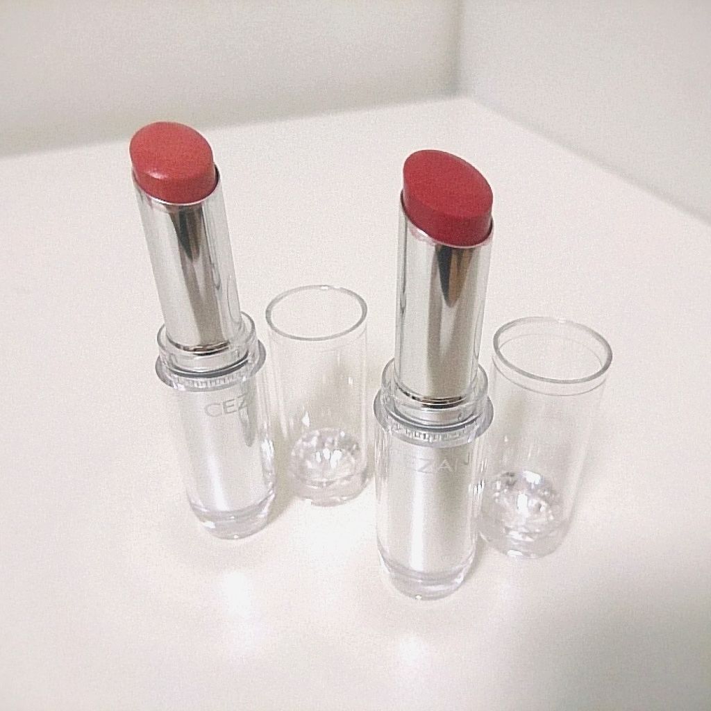 ラスティンググロスリップ/CEZANNE/口紅を使ったクチコミ(1枚目)