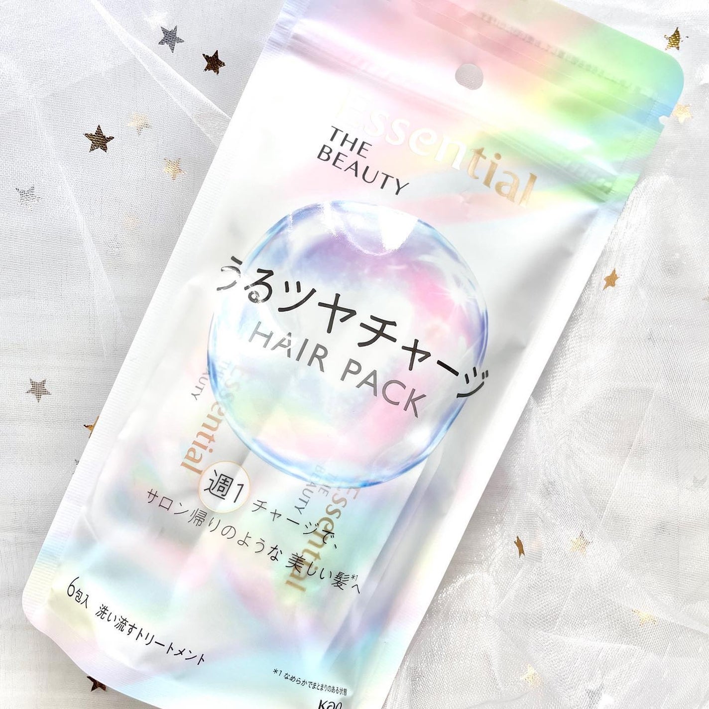 ザビューティ うるツヤチャージヘアパック/エッセンシャル/ヘアマスク・ヘアパックを使ったクチコミ(2枚目)