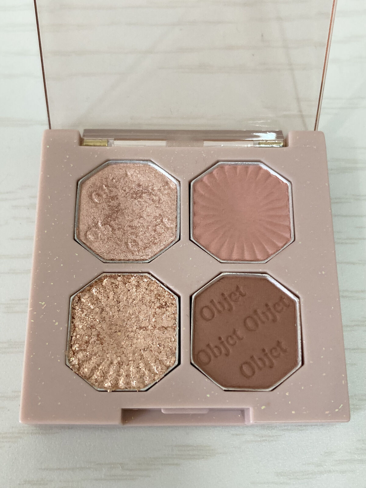 プレイカラーアイズ ミニオブジェ フレンチローズティー/ETUDE/アイシャドウパレットを使ったクチコミ（3枚目）