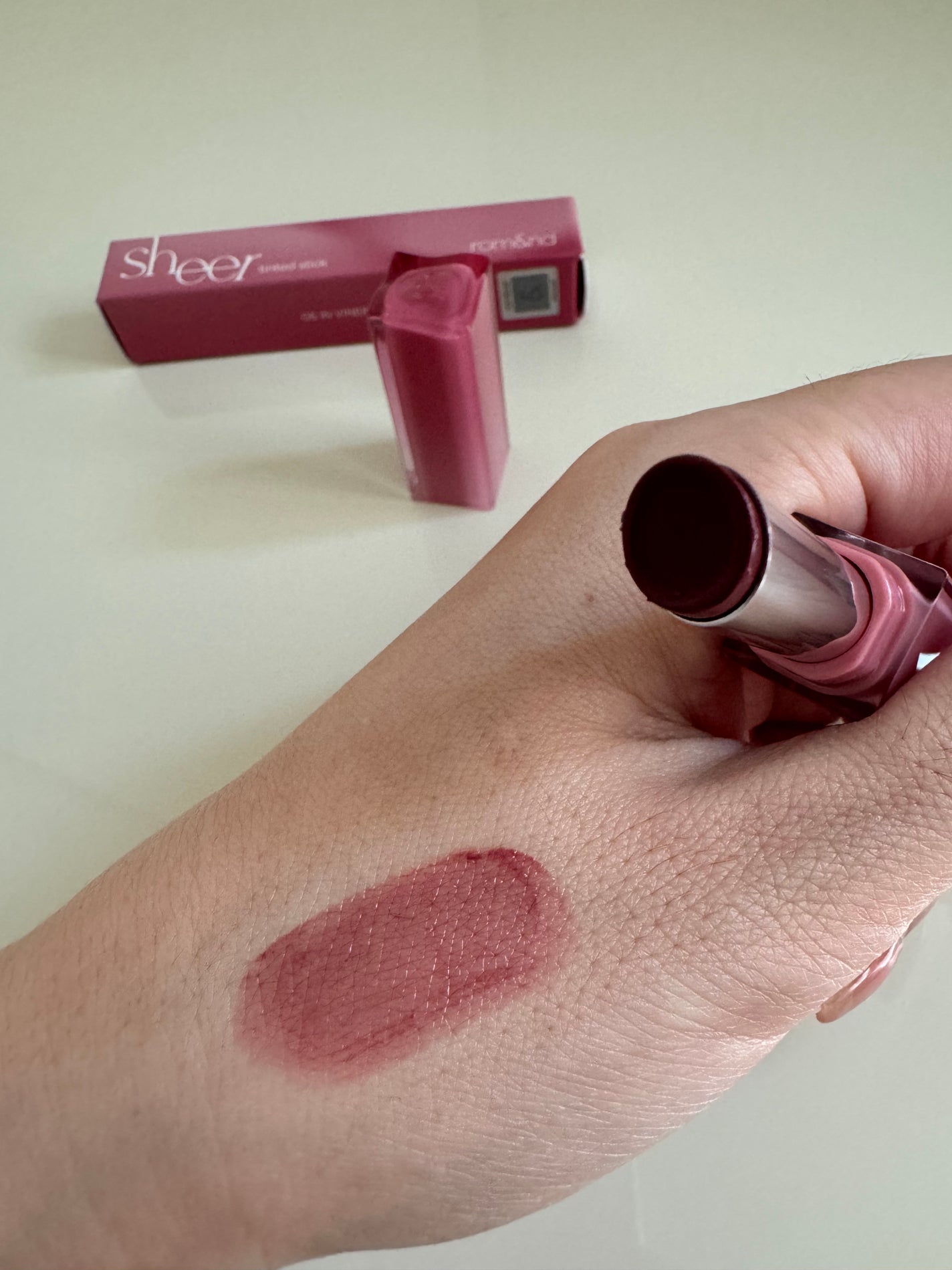 シアーティンテッドスティック/rom&nd/口紅を使ったクチコミ(4枚目)