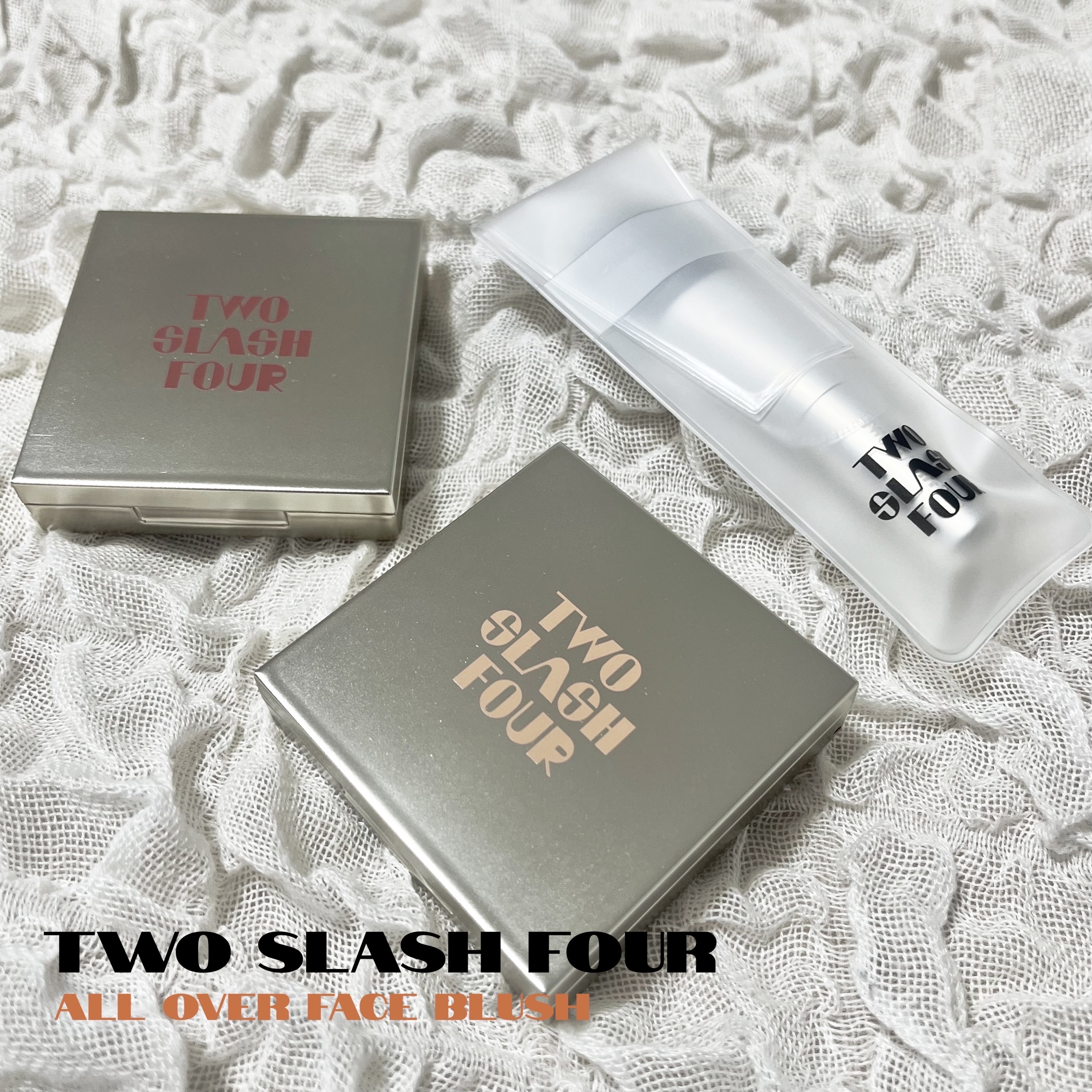 オールオーバーフェイスブラッシュ/TWO SLASH FOUR/パウダーチークを使ったクチコミ（1枚目）