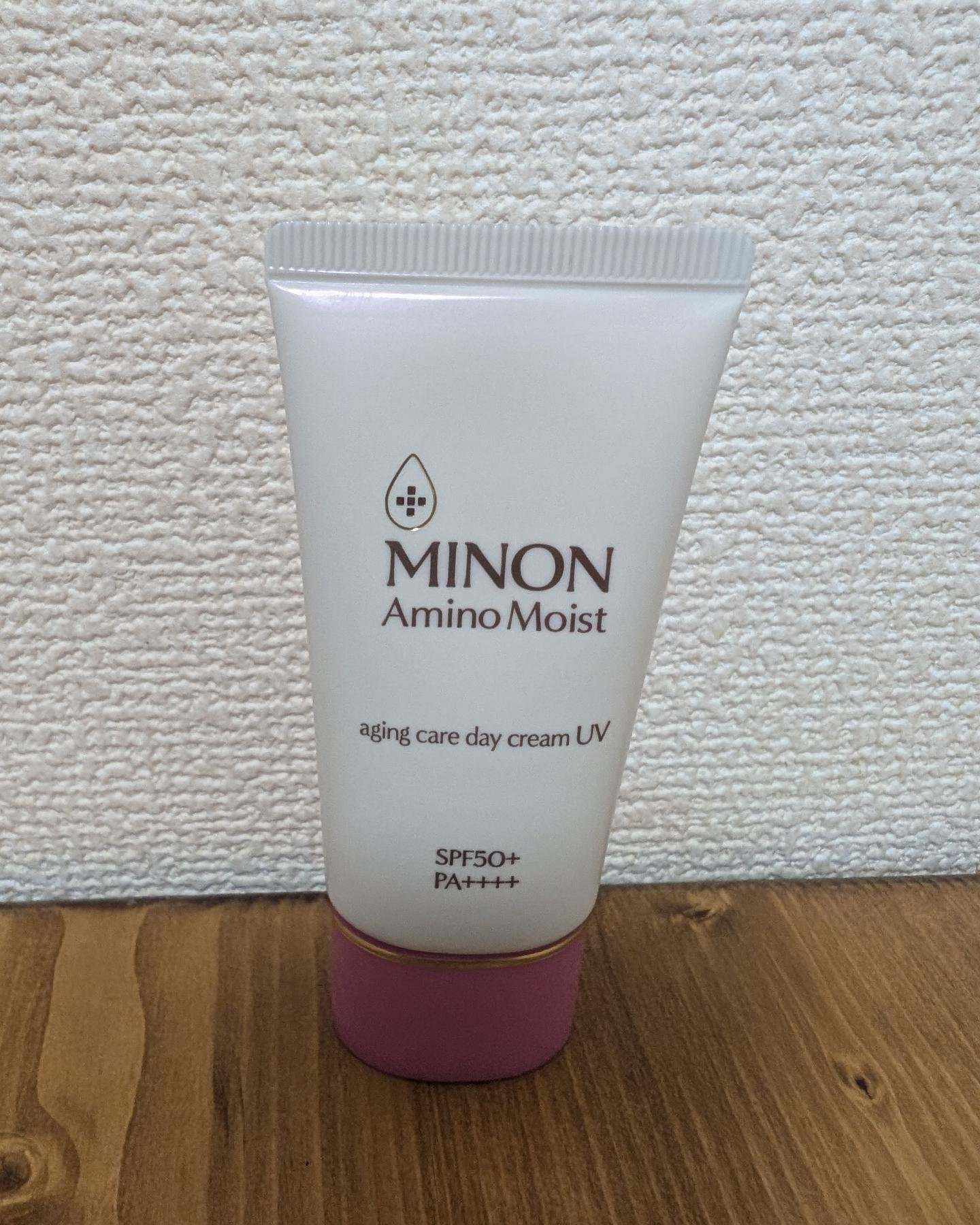 ミノン アミノモイスト エイジングケア デイクリームUV/ミノン/日焼け止めクリームを使ったクチコミ（1枚目）