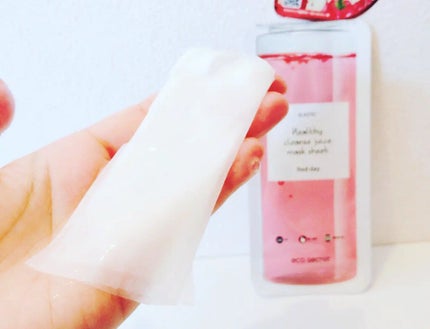 ヘルシークレンズジュースマスクパック/eco secret/シートマスク・パックを使ったクチコミ(4枚目)