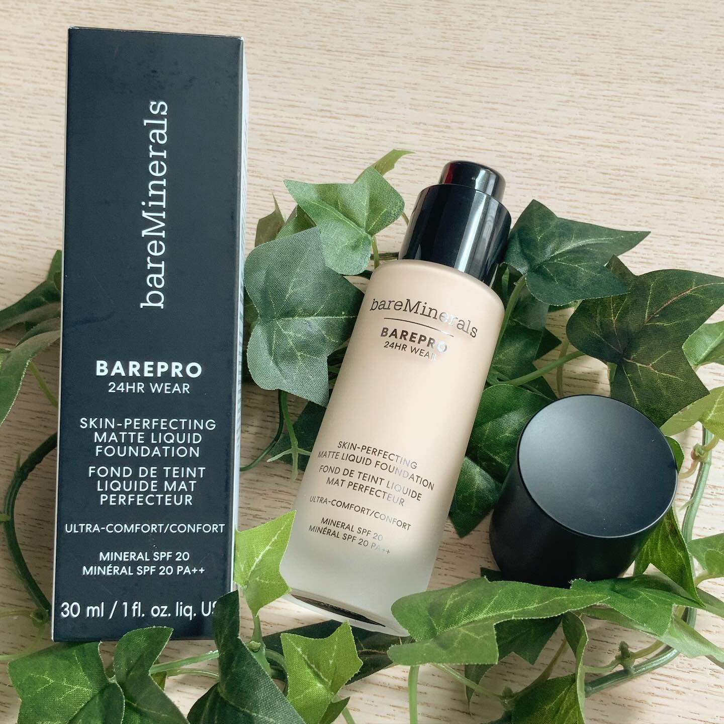 ベアプロ 24HR リキッド ファンデーション フェア 10 ニュートラル/bareMinerals/リキッドファンデーションを使ったクチコミ（2枚目）