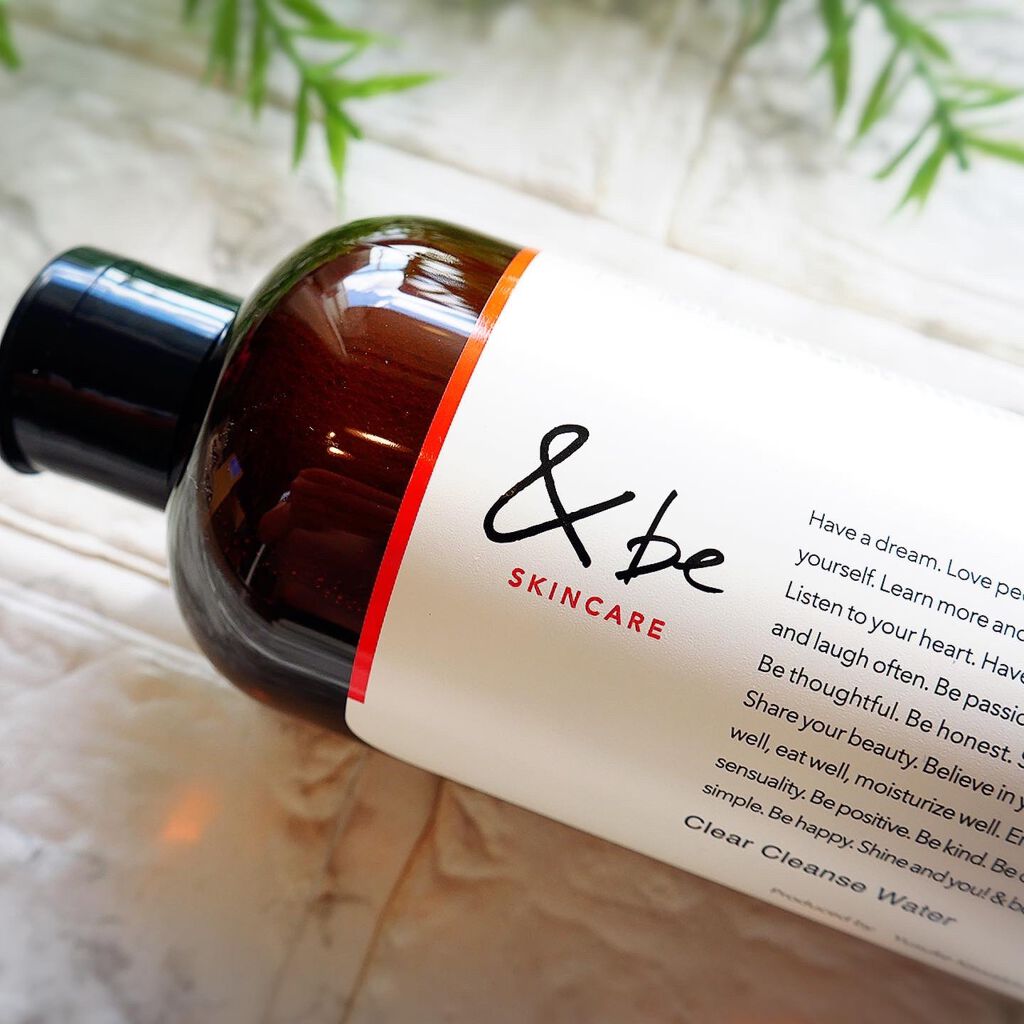 &be クリアクレンズウォーター/＆be/クレンジングウォーターを使ったクチコミ（1枚目）