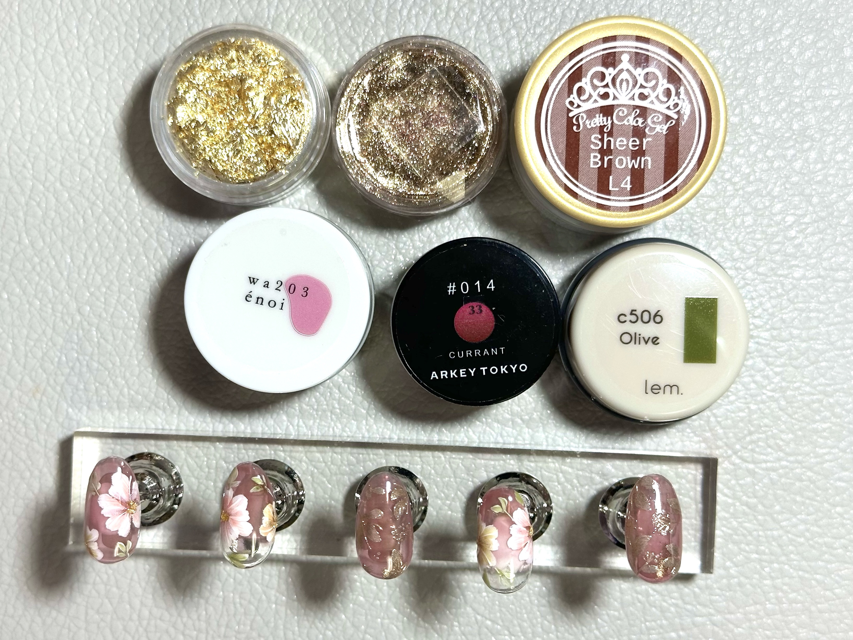 Flower art colour/ARKEY TOKYO/ジェルネイルを使ったクチコミ（2枚目）