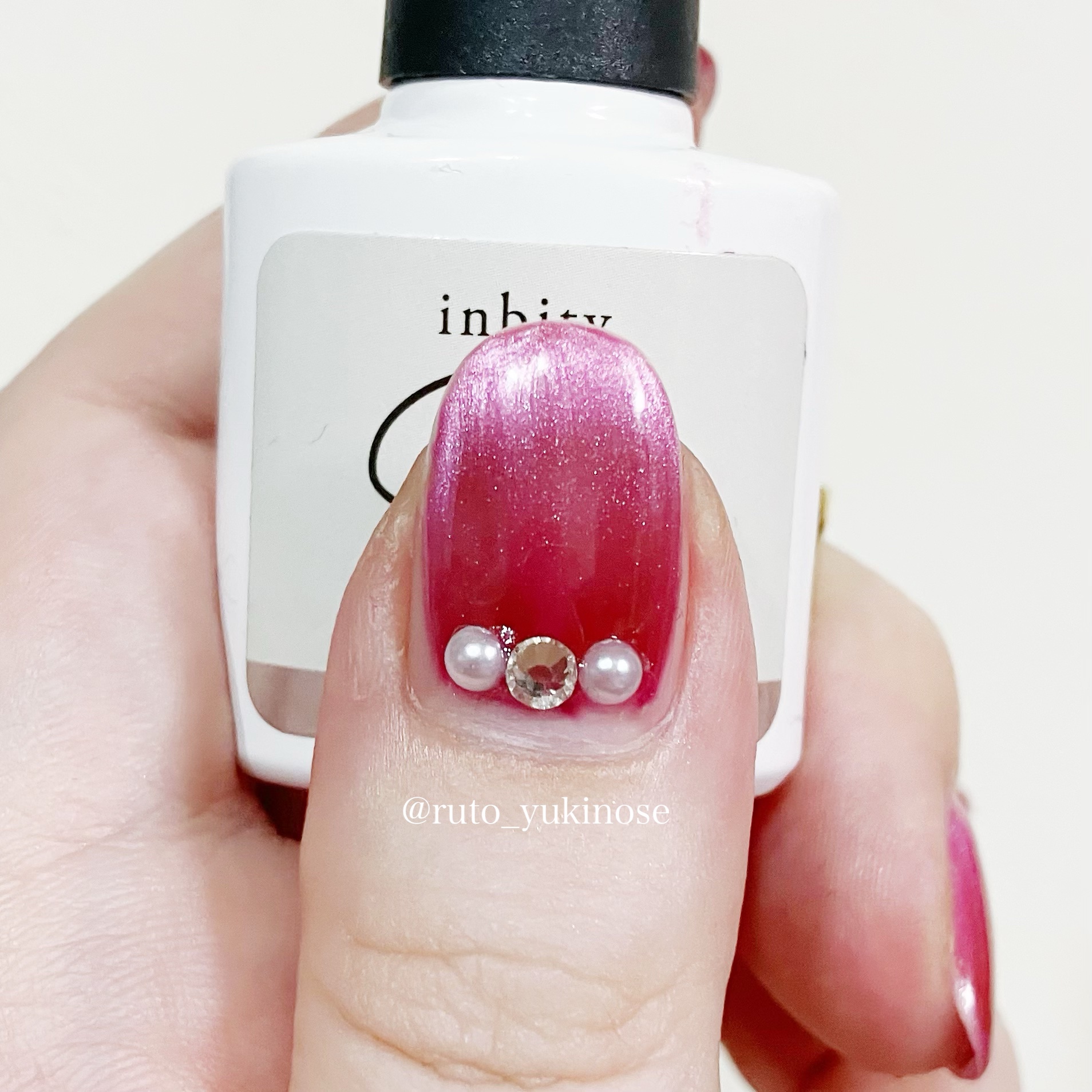 inbity シルクマグネットジェル/Petit Price/ジェルネイルを使ったクチコミ（3枚目）