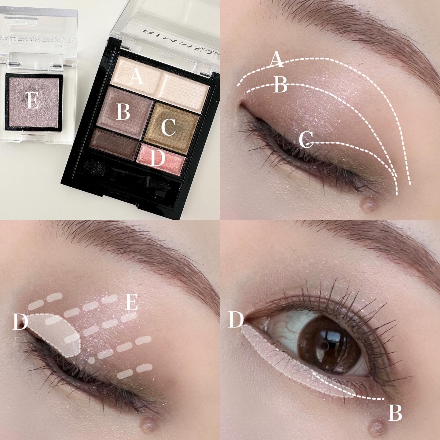 ワンダー スウィート アイシャドウ ソフトマット 005 グリーンアップルショコラ　(限定)/リンメル ロンドン/アイシャドウパレットを使ったクチコミ（2枚目）