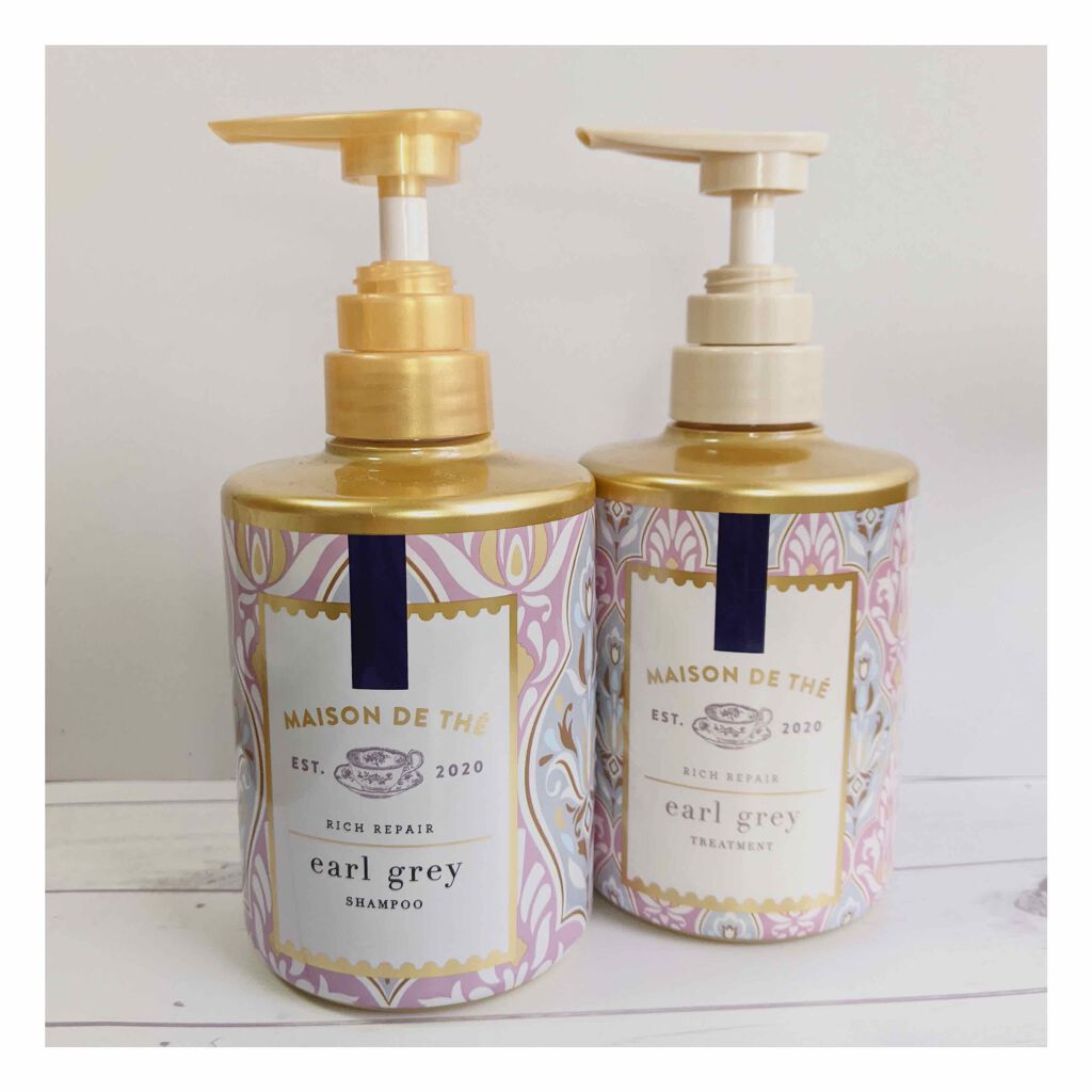 リッチリペア シャンプー/トリートメント/MAISON DE THÉ/市販シャンプーを使ったクチコミ(5枚目)