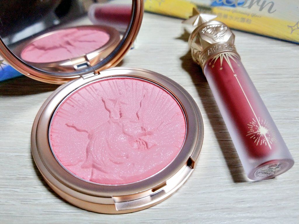 ユニコーンシリーズ チークブラッシュ/FlowerKnows/パウダーチークを使ったクチコミ（2枚目）