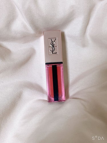 ルージュ ピュールクチュール ヴェルニ ウォーターグロウ No.203 リストリクテッド ピンク/YVES SAINT LAURENT BEAUTE/口紅を使ったクチコミ（1枚目）