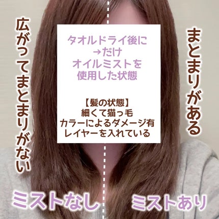 3Wayミルキーオイルミスト/スリーク by サラサロン/アウトバストリートメントを使ったクチコミ(3枚目)