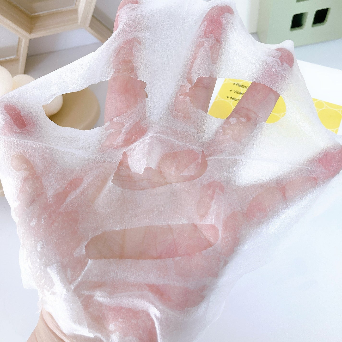 キューブマスク レチノール/ネイチャーリパブリック/シートマスク・パックを使ったクチコミ(5枚目)