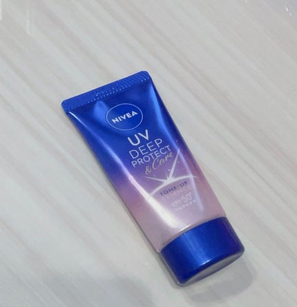 ニベアUV ディープ プロテクト&ケア トーンアップ エッセンス/ニベア/日焼け止めローションを使ったクチコミ(2枚目)