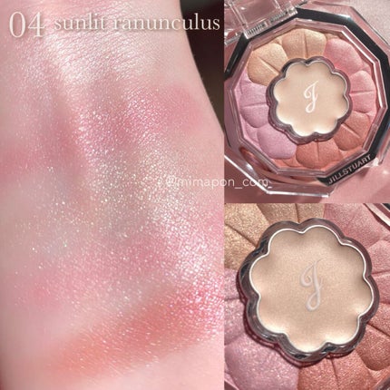 ジルスチュアート ブルームクチュール アイズ 04 sunlit ranunculus /JILL STUART/アイシャドウパレットを使ったクチコミ(2枚目)
