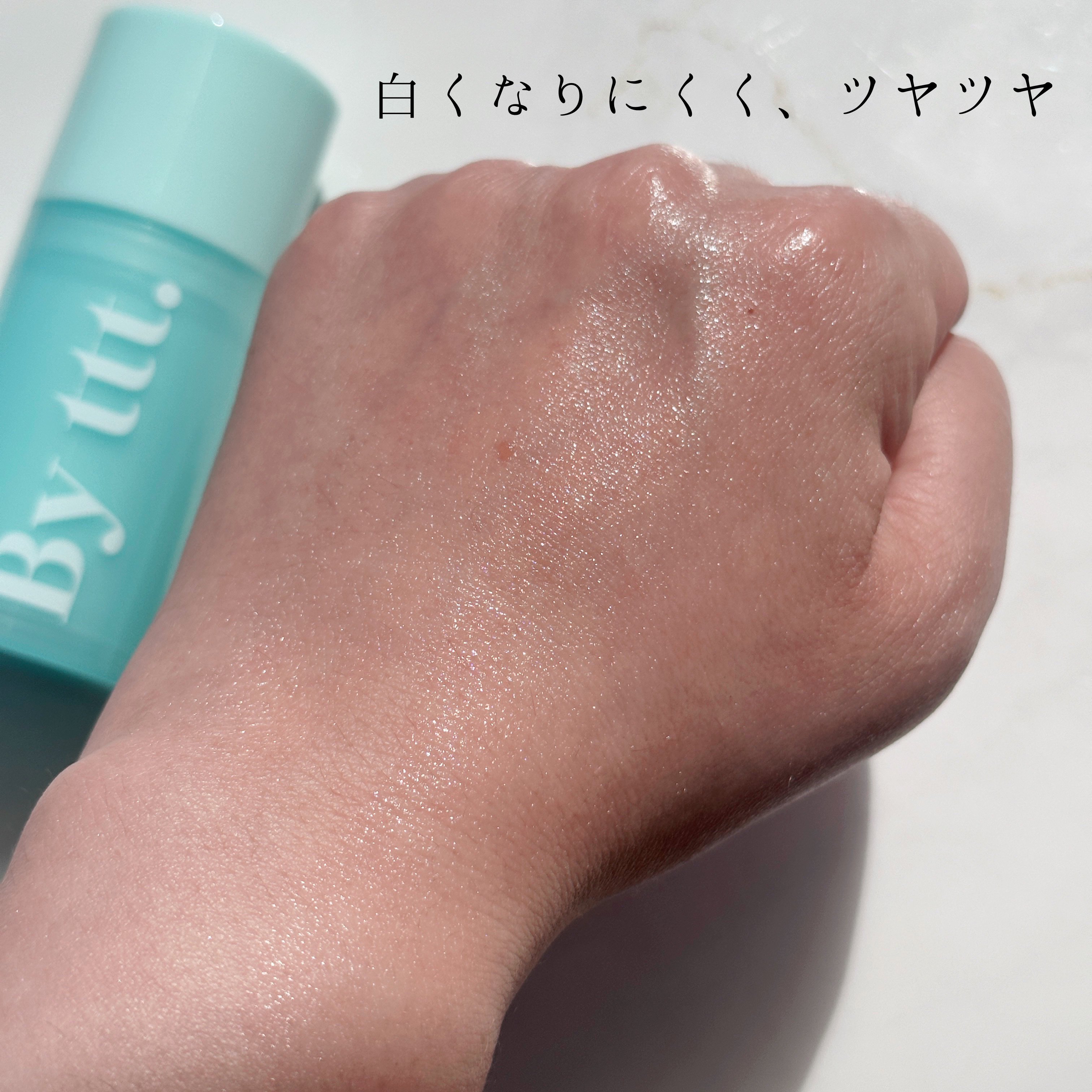 クリアサンスティック/By ttt./日焼け止めスティックを使ったクチコミ（3枚目）