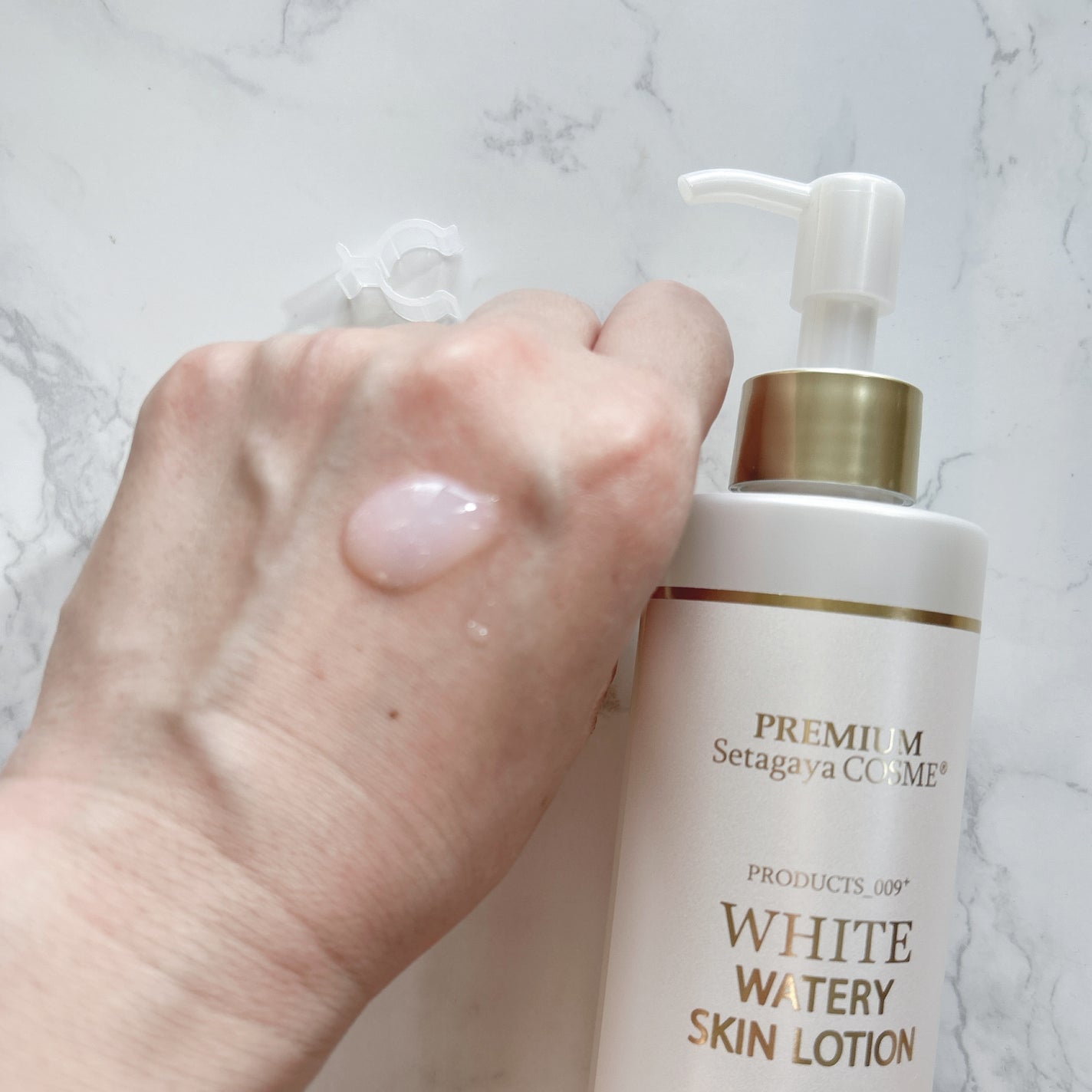 美白ウォータリースキンローション/世田谷コスメ/化粧水を使ったクチコミ(2枚目)