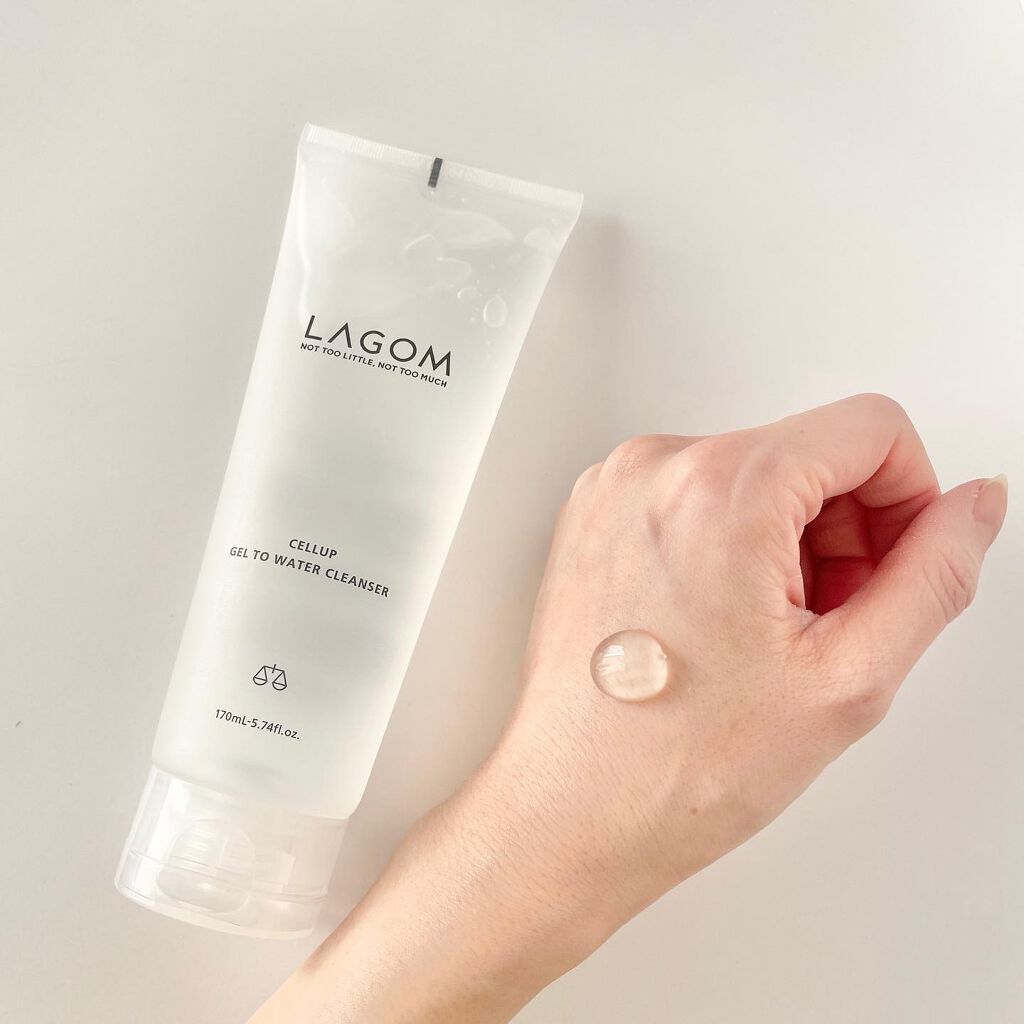 ラゴム ジェルトゥウォーター クレンザー(朝用洗顔)/LAGOM /その他洗顔料を使ったクチコミ（3枚目）