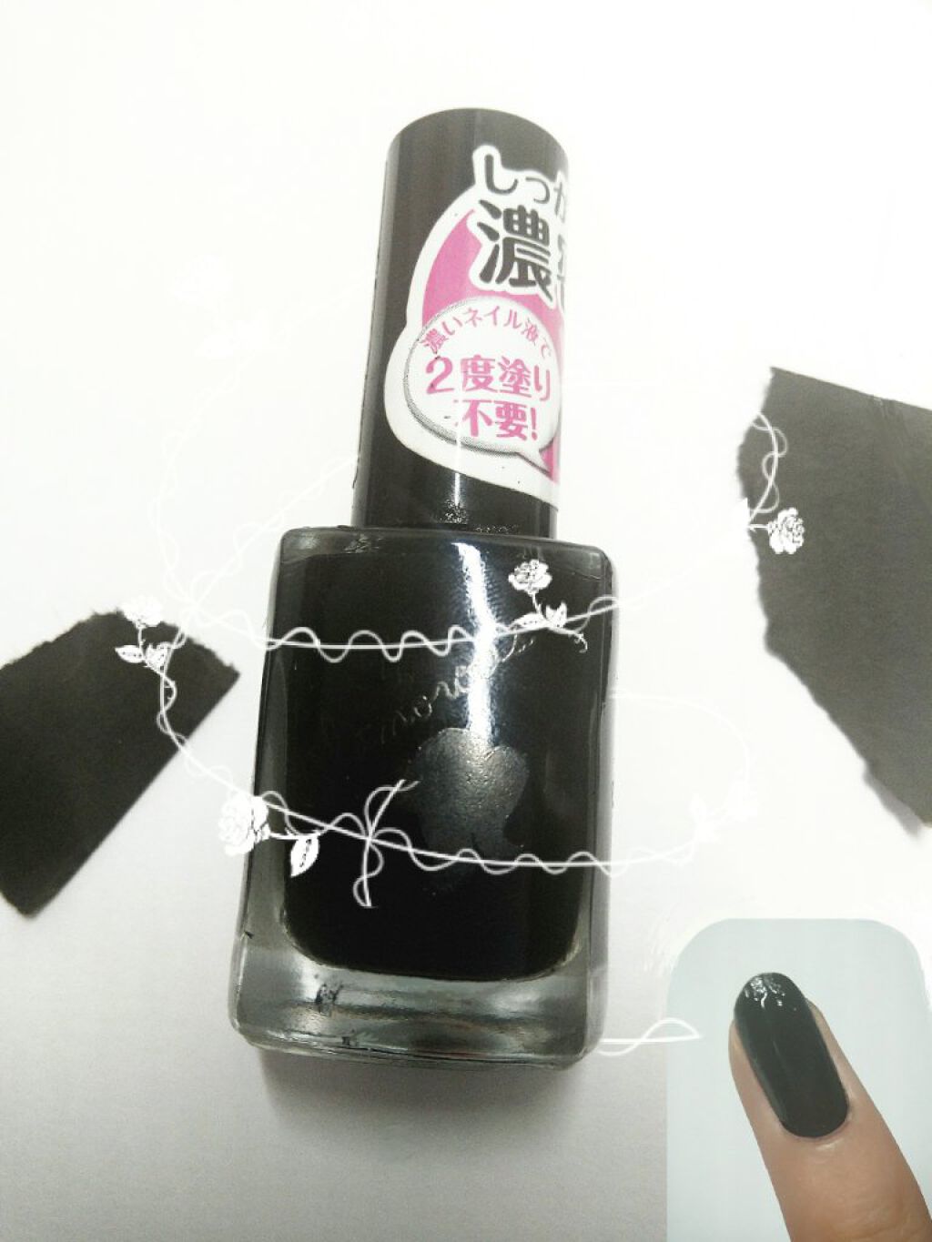 菜夏 on LIPS 「かっこよく!ネイル🎵//100円ショップでこれ!?😱最近気にい..」(2枚目)