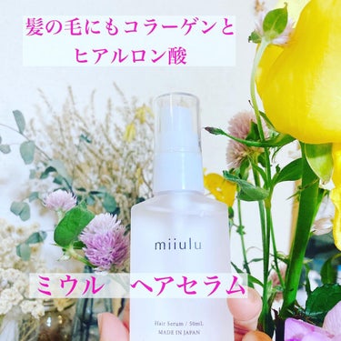 ヘアセラム/miiulu＜ミウル＞/アウトバストリートメントを使ったクチコミ（1枚目）