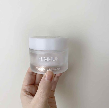 ローズウォーター スリーピングマスク/FEMMUE/フェイスクリームを使ったクチコミ(1枚目)