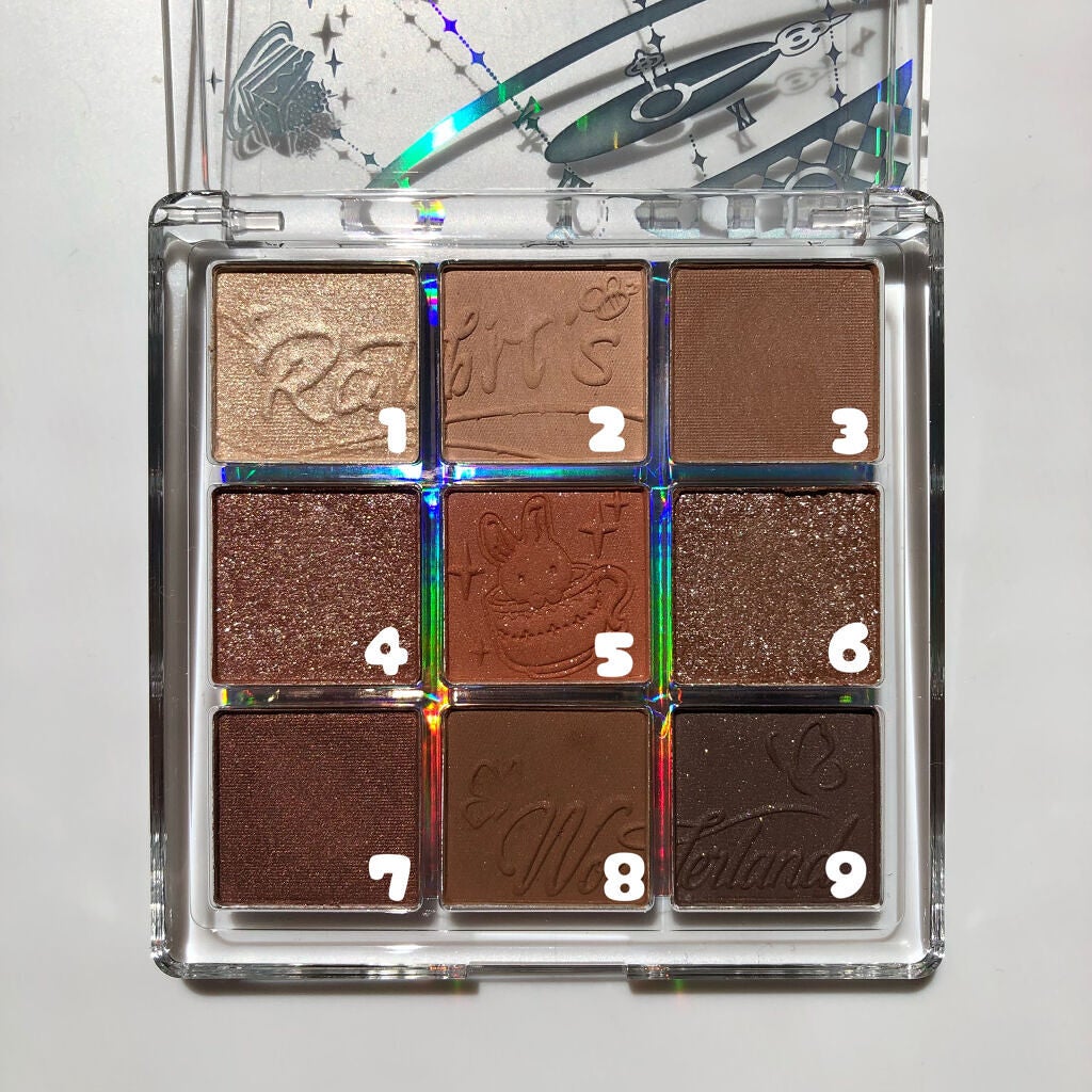 クォーツ 9色アイシャドウパレット(ドリームランドアイシャドウ)/ZEESEA/アイシャドウパレットを使ったクチコミ(2枚目)