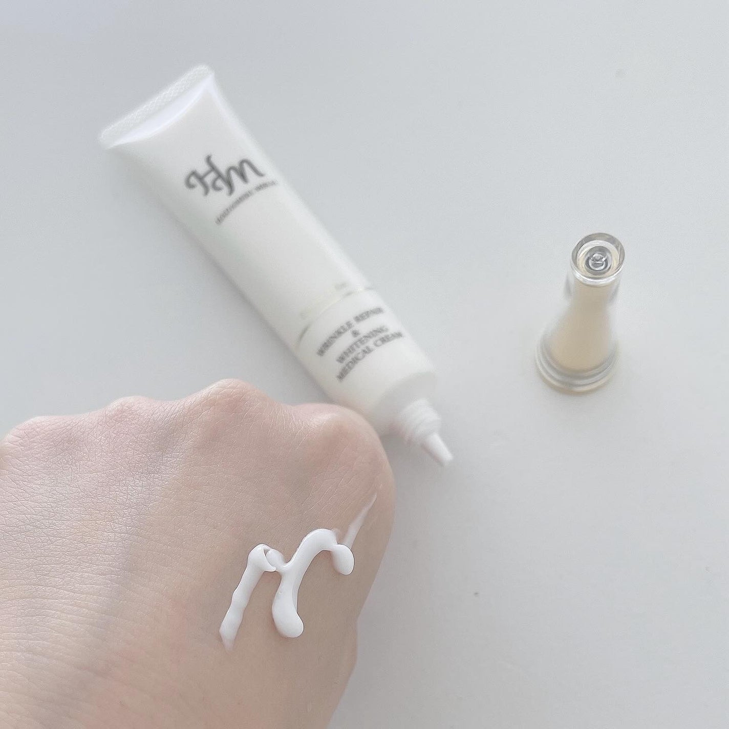 リンクルリペア&ホワイトニング メディカルクリーム/ハダメキミライ/アイケア・アイクリームを使ったクチコミ(2枚目)